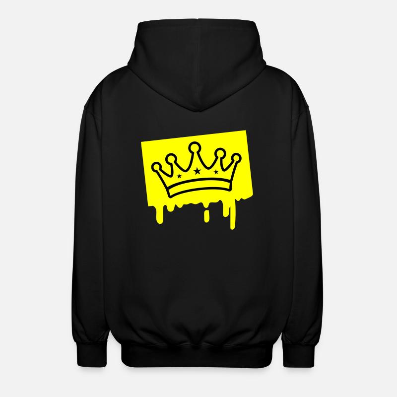 Symbole de la couronne - Veste à capuche unisexe - noir
