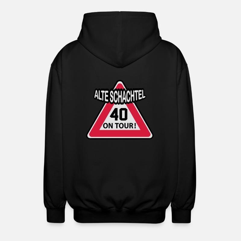 40 - Veste à capuche unisexe - noir