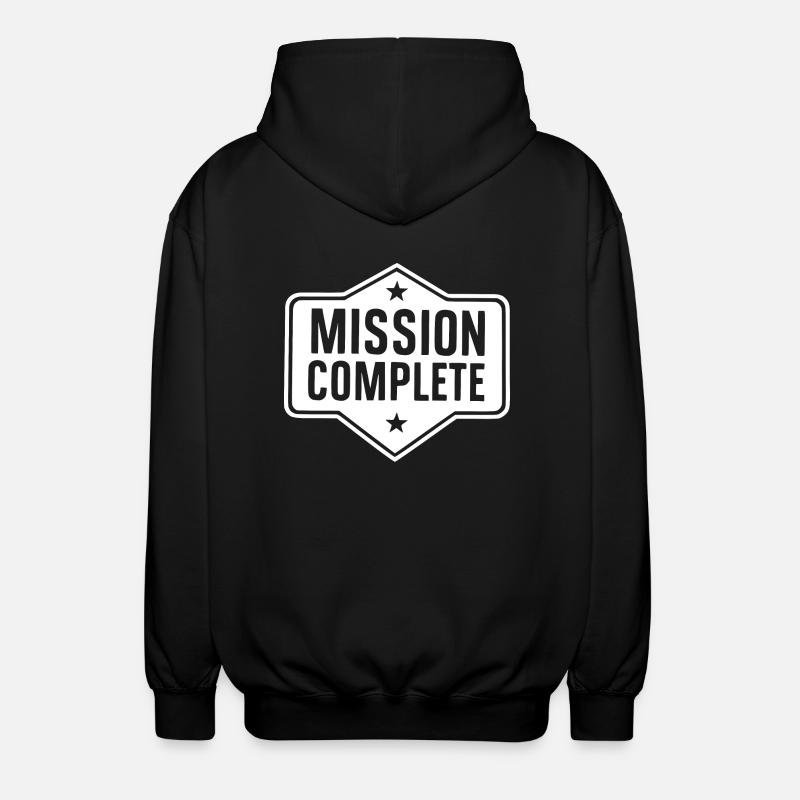 Mission accomplie - Veste à capuche unisexe - noir