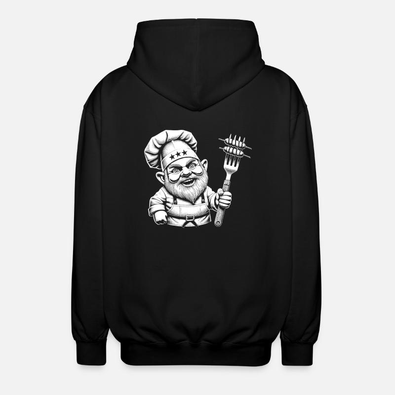 Grill - Unisex Hooded Jacket - black