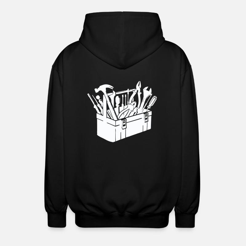 Tool Toolbox - Unisex Hooded Jacket - black