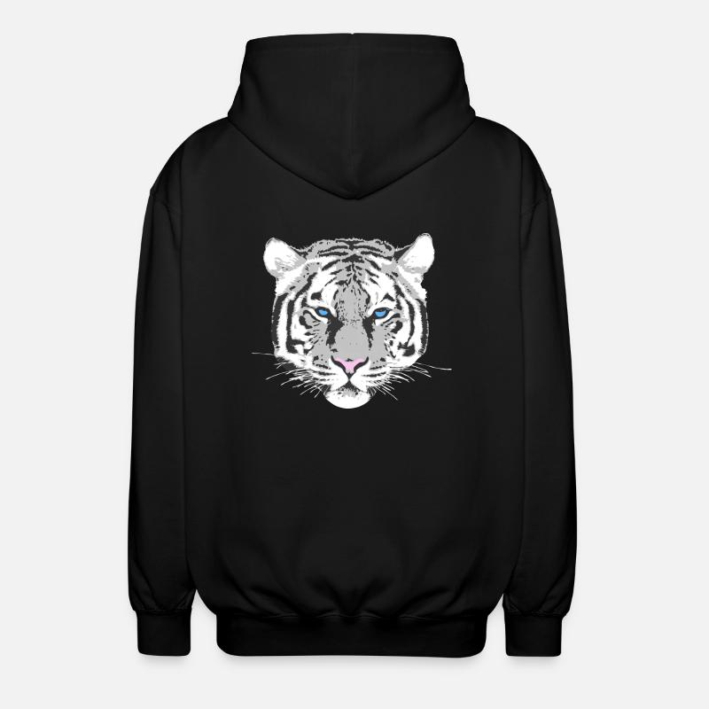 White Tiger - Veste à capuche unisexe - noir