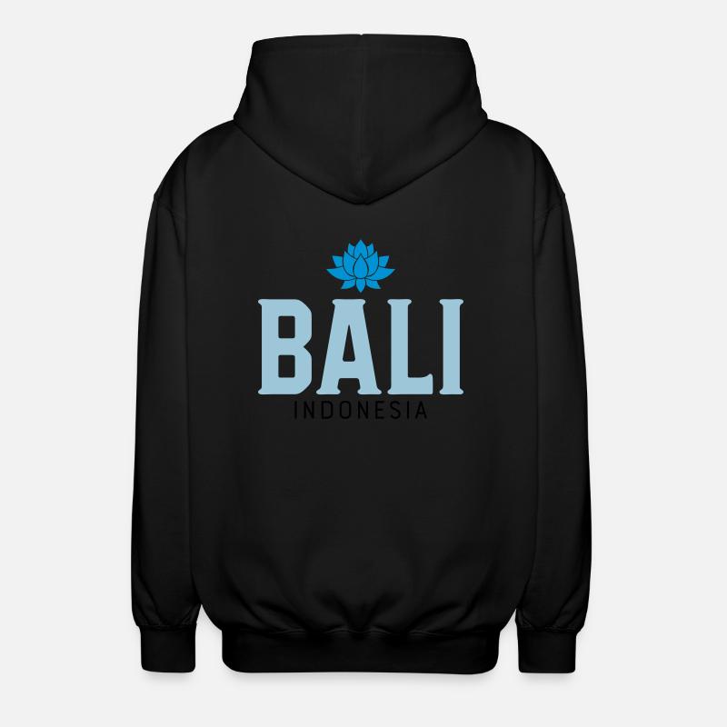 Bali - Unisex Kapuzenjacke - Schwarz