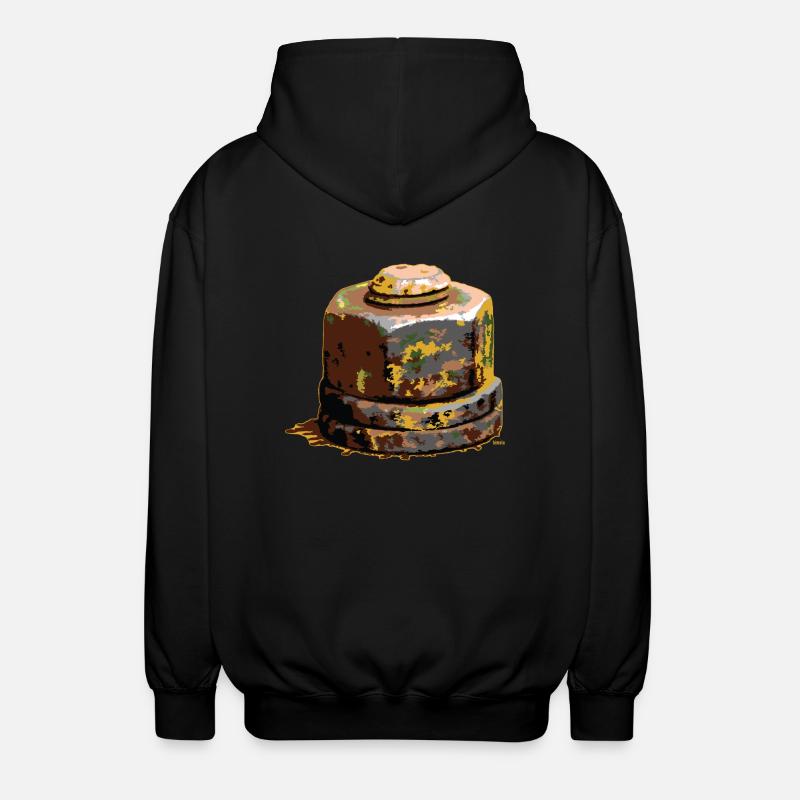 Screw nut No 1 - Unisex Hooded Jacket - black