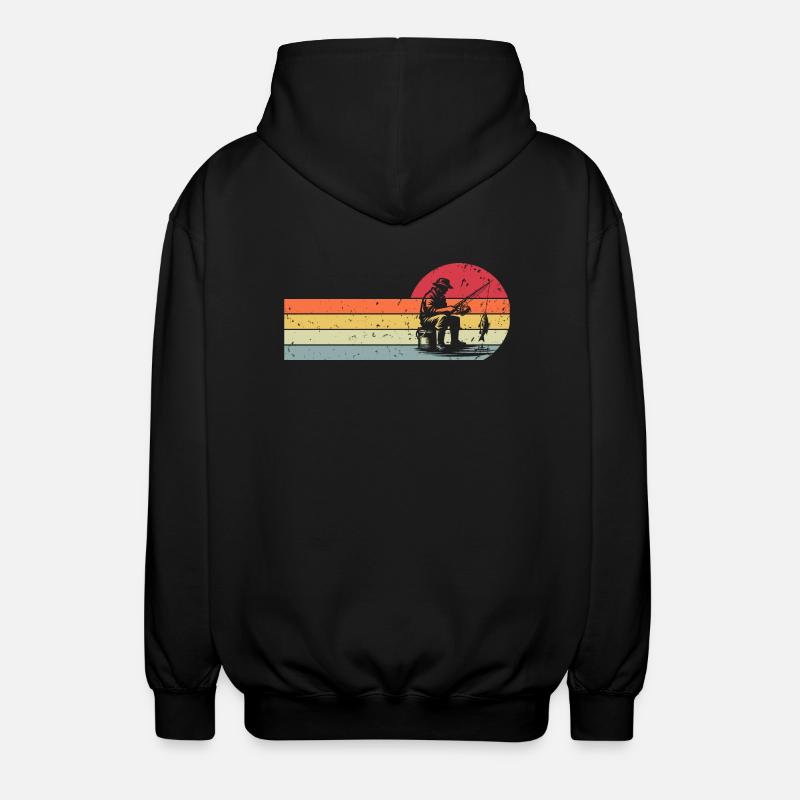 Pêche Pêcheurs Pêche - Veste à capuche unisexe - noir