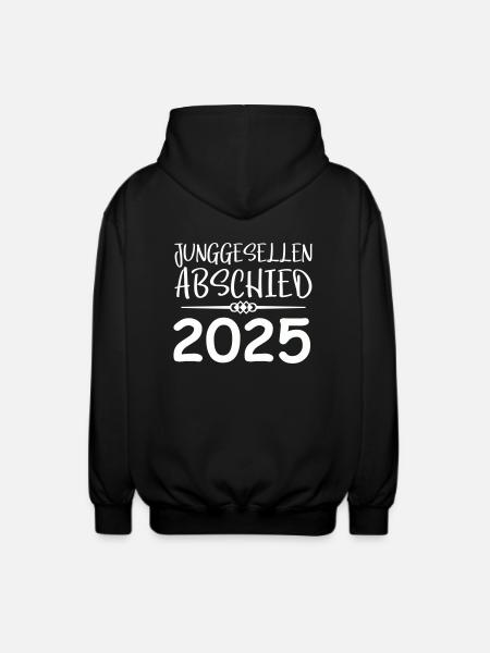 Bachelor party 2025 - Unisex Hooded Jacket - black