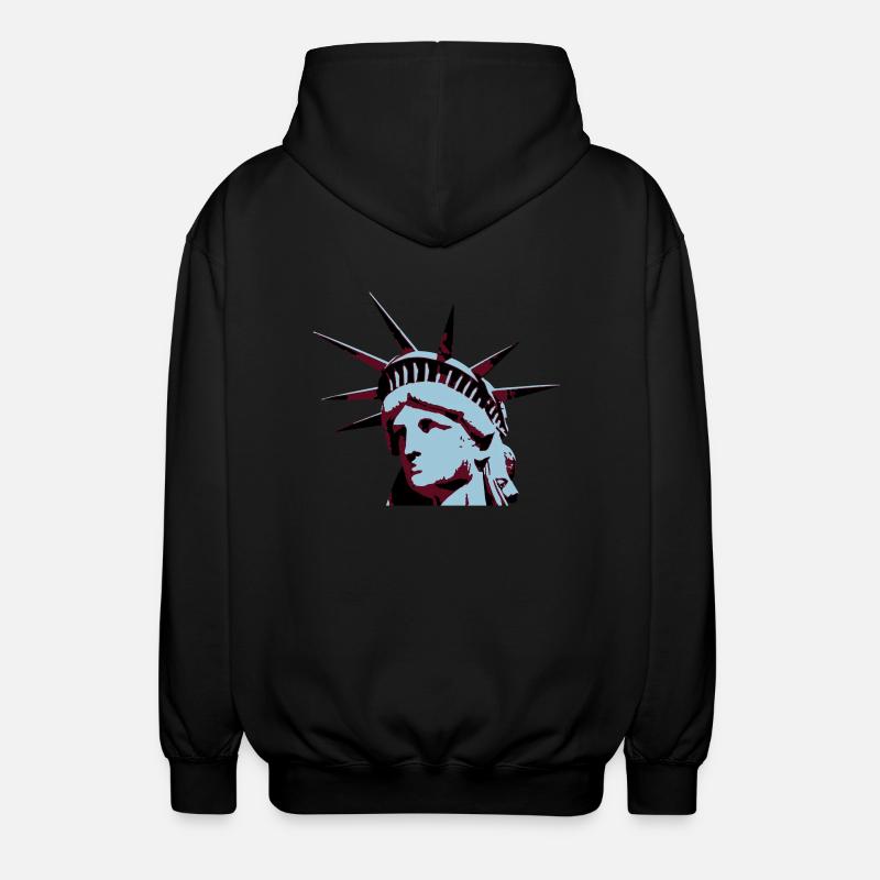 Lady Liberty - Veste à capuche unisexe - noir