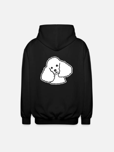 Pudel - Unisex Kapuzenjacke - Schwarz