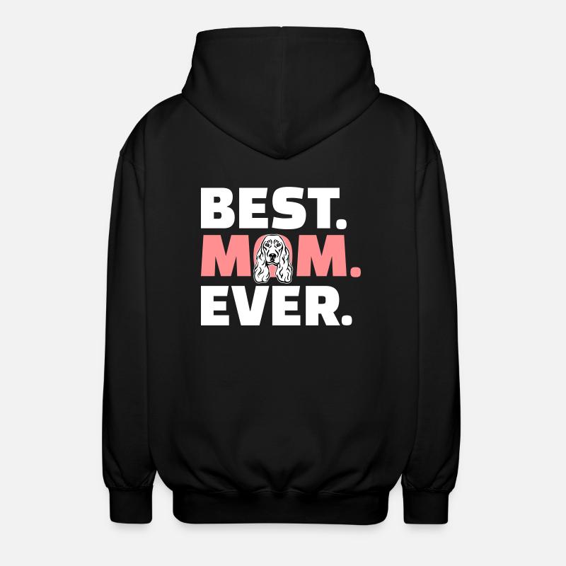 Cocker Spaniel - Unisex Hooded Jacket - black