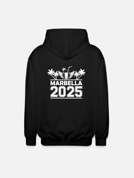 Marbella 2025 - Unisex Kapuzenjacke - Schwarz