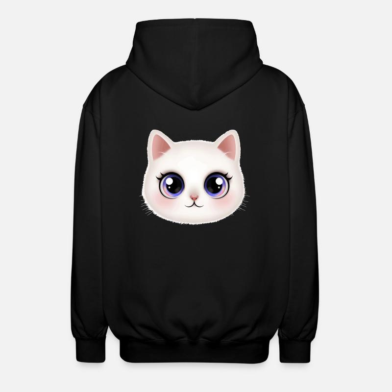 Kätzchen 😻 - Unisex Kapuzenjacke - Schwarz
