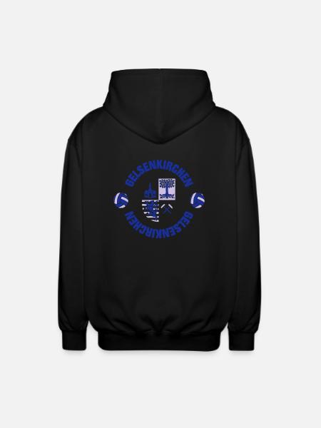 Gelsenkirchen (ID: 001013) - Unisex Kapuzenjacke - Schwarz