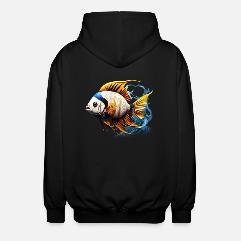 Angelfish - Veste à capuche unisexe - noir