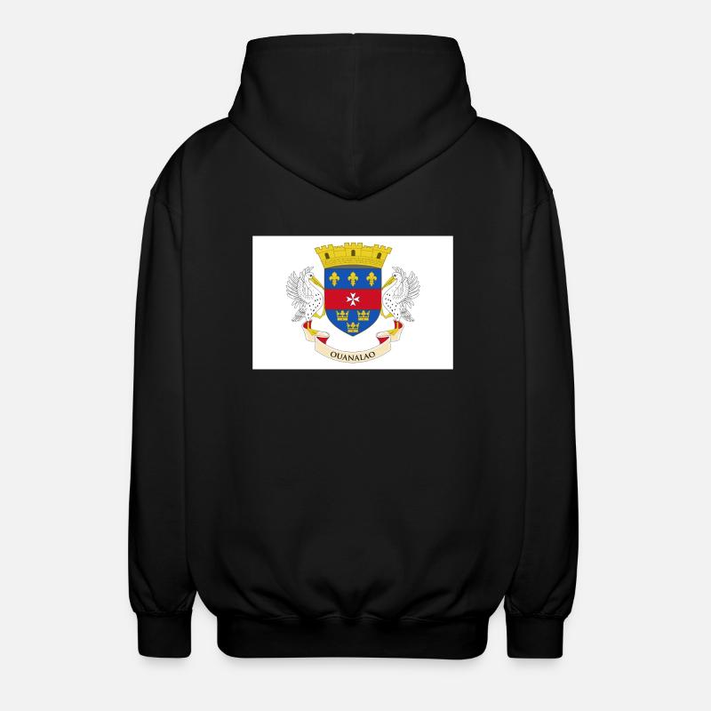 Saint Barthélemy - Unisex Kapuzenjacke - Schwarz