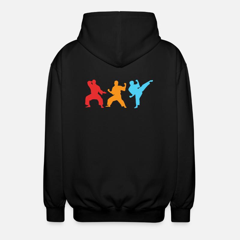 Jiu Jitsu Autodéfense - Veste à capuche unisexe - noir