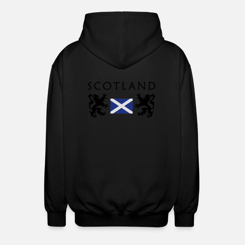 Drapeau de l'ecosse - Veste à capuche unisexe - noir