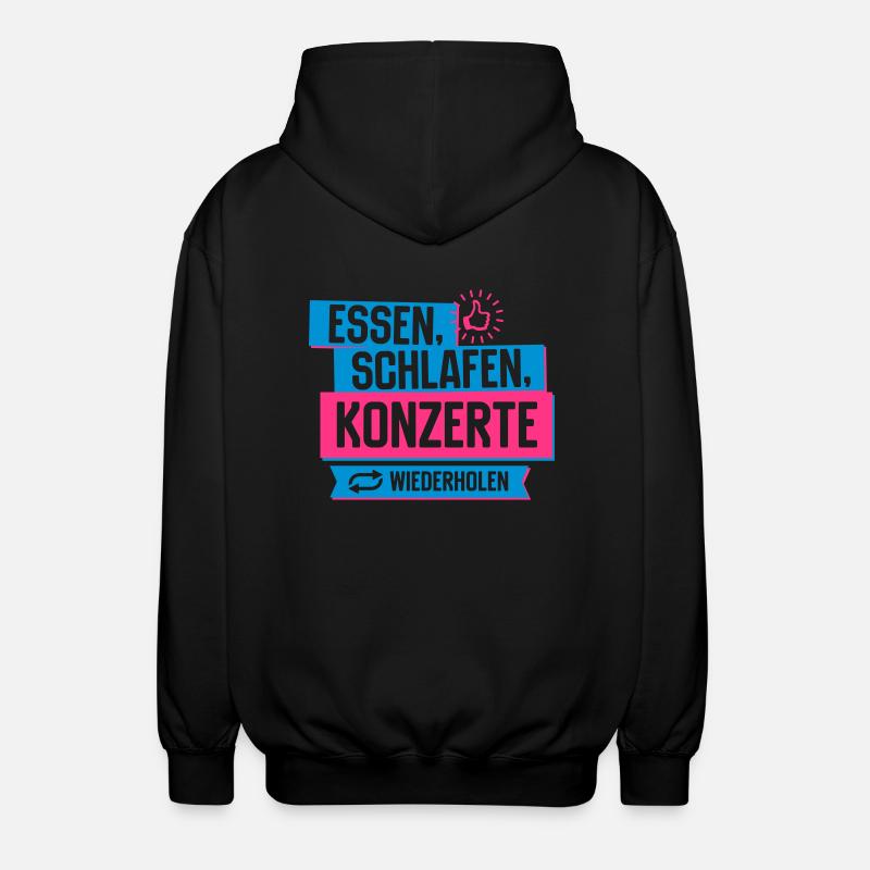 Hobby Konzerte - Unisex Kapuzenjacke - Schwarz