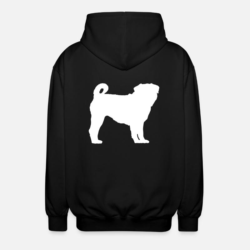 MOPS silhouette - Veste à capuche unisexe - noir