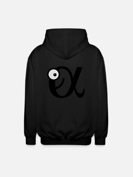 alphatier - Unisex Kapuzenjacke - Schwarz