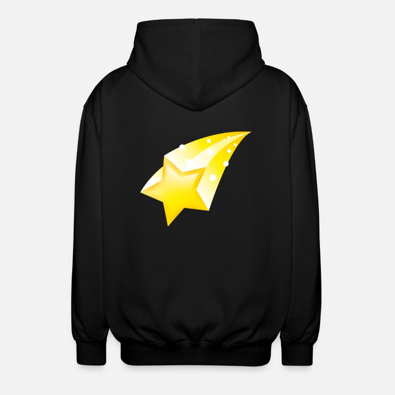 Smiley Falling Star - Veste à capuche unisexe - noir