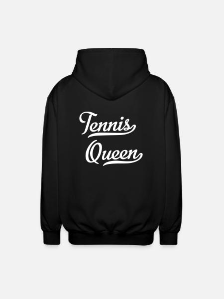Tennis Queen - Unisex Hooded Jacket - black