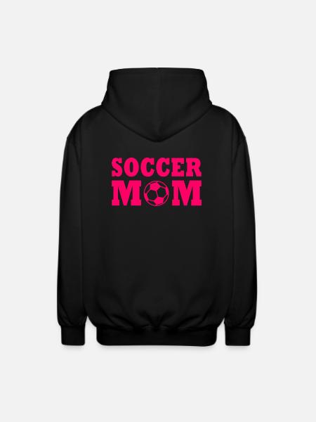 Soccer mom - Unisex Hooded Jacket - black