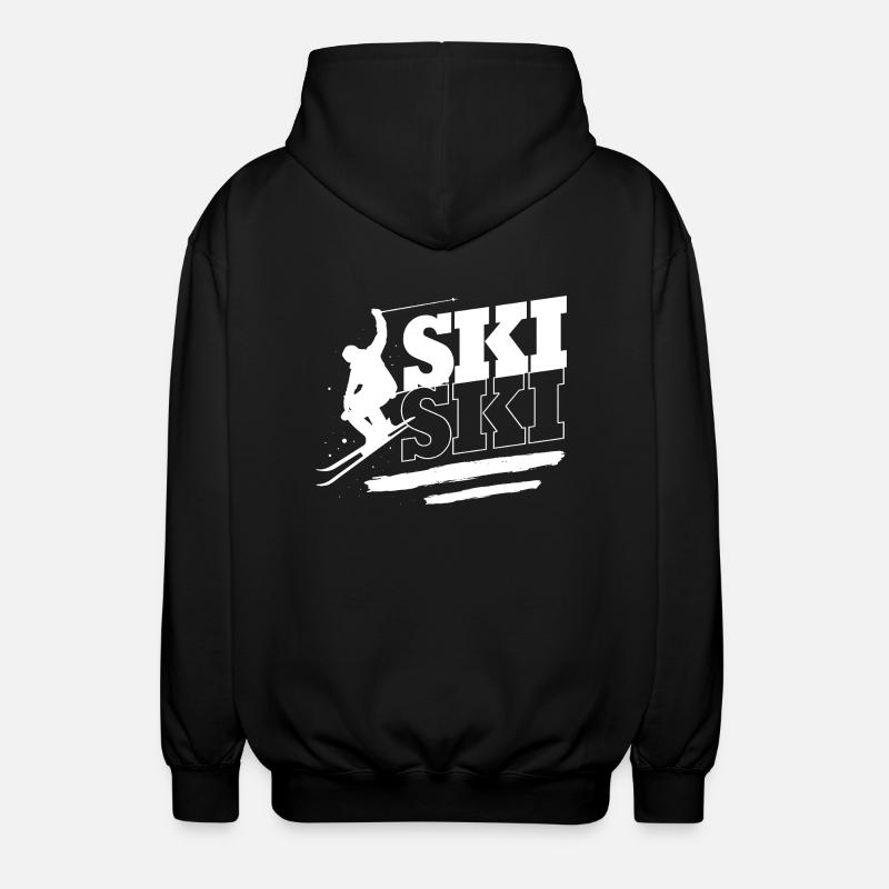 Séjour ski ski - Veste à capuche unisexe - noir