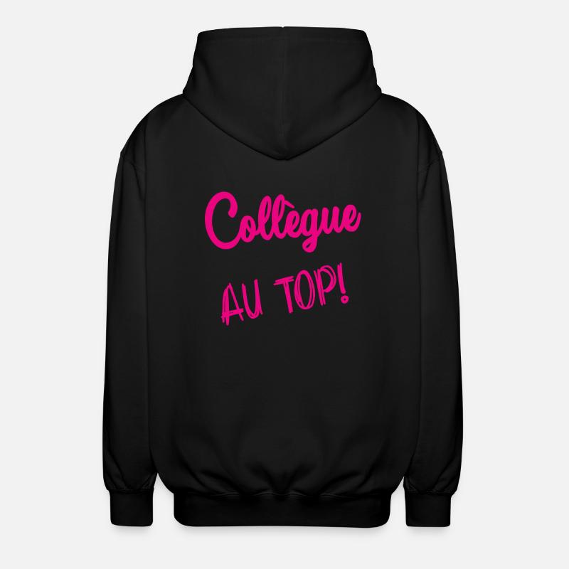 RETRAITE. RETRAITE. RETRAITEE. RETRAITE - Veste à capuche unisexe - noir