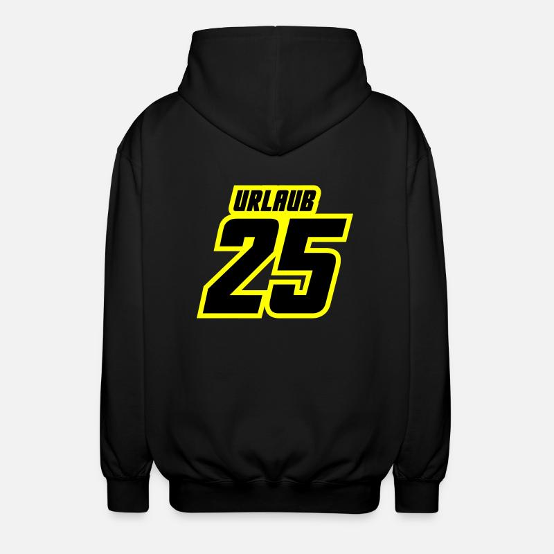 Maillot vacances 2025 - Veste à capuche unisexe - noir