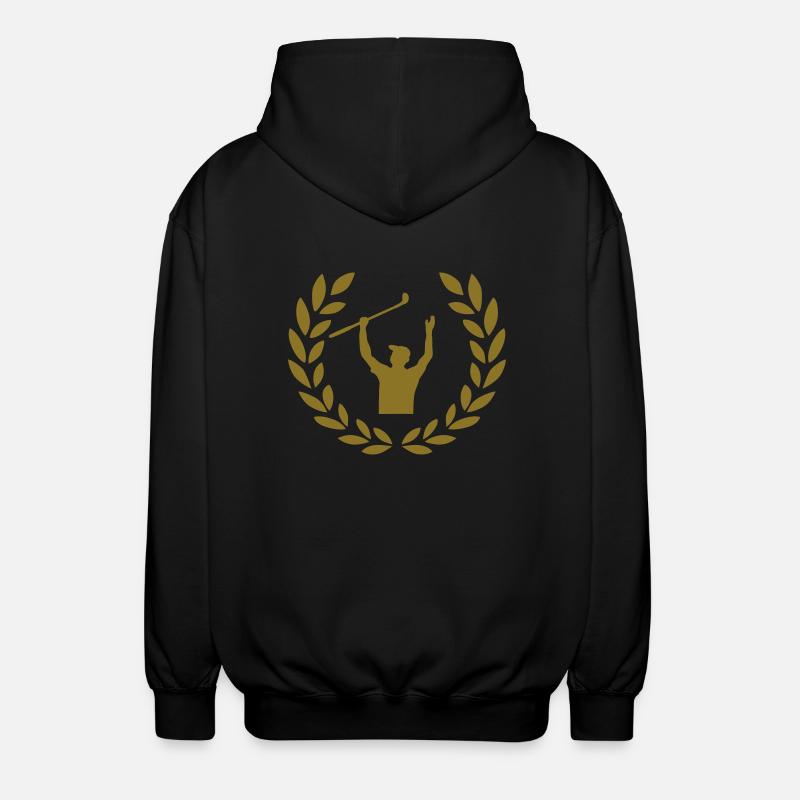 Golf - Unisex Kapuzenjacke - Schwarz