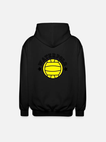 waterpolo - Unisex Kapuzenjacke - Schwarz