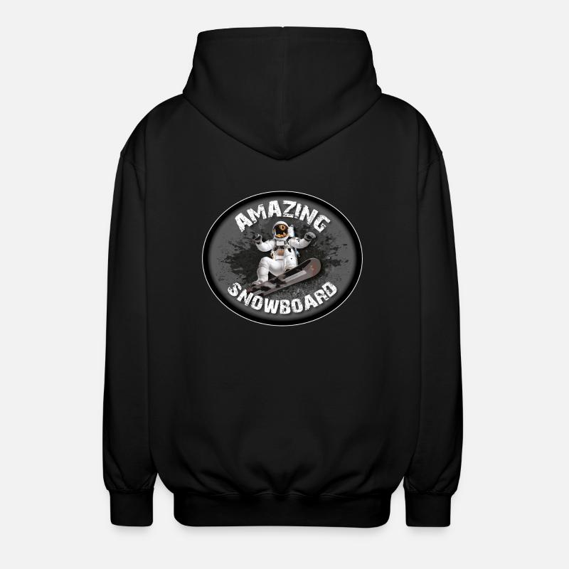 FANTASTISCHES SNOWBOARD - Unisex Kapuzenjacke - Schwarz