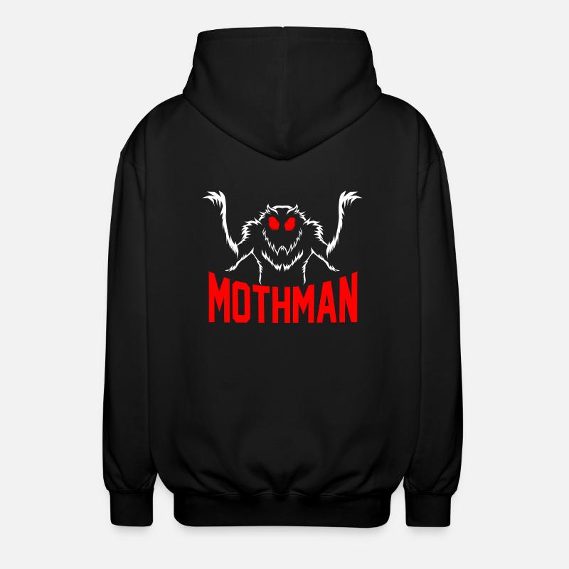 Mottenmann - Unisex Kapuzenjacke - Schwarz