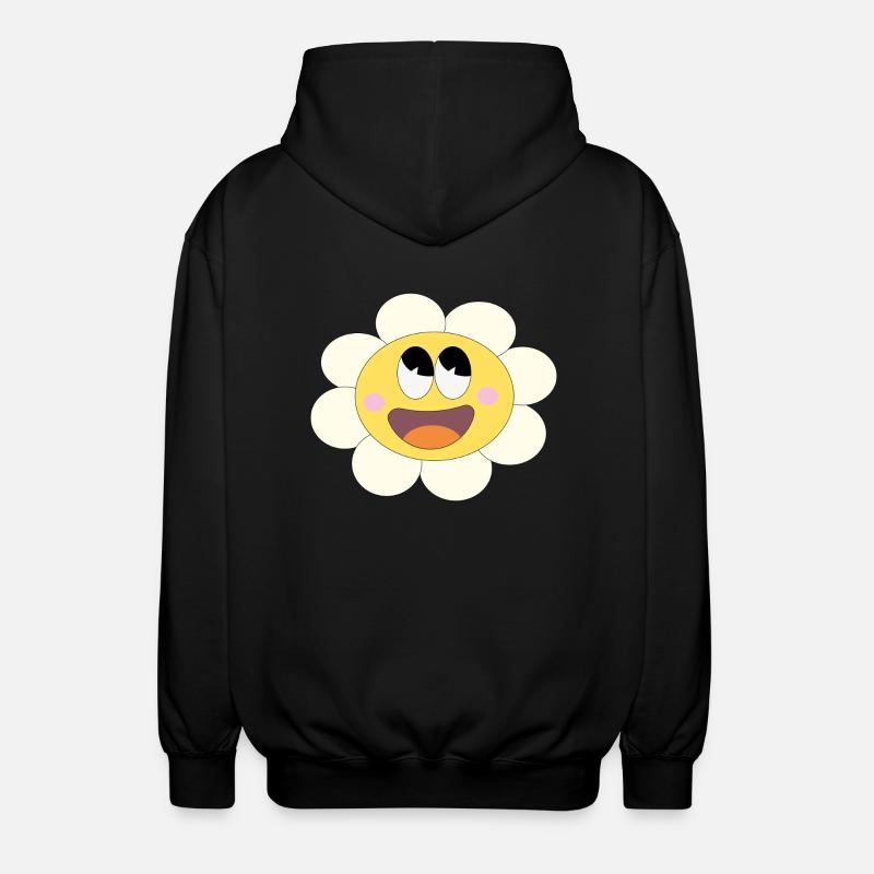 Jolie petite fleur ! - Veste à capuche unisexe - noir