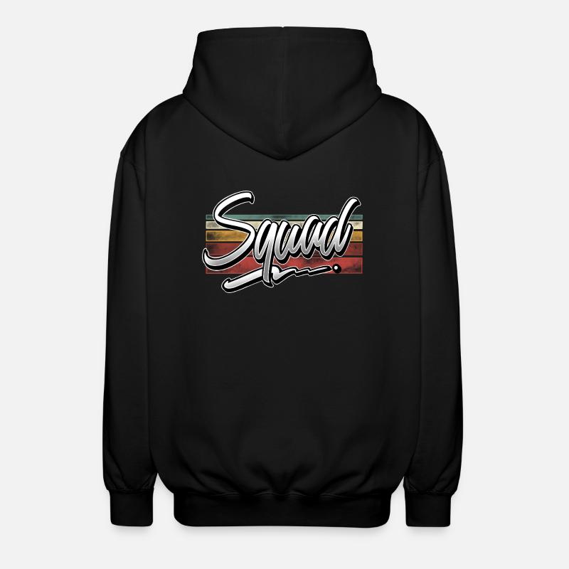 Squad - Unisex Kapuzenjacke - Schwarz