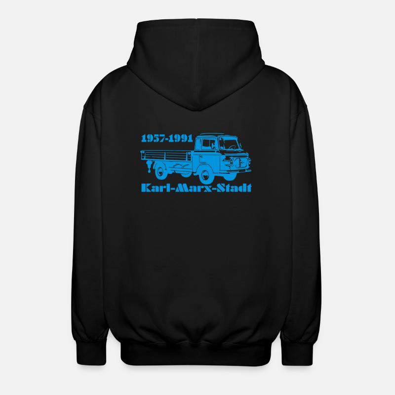 Barkas Pritsche B1000 - Unisex Kapuzenjacke - Schwarz