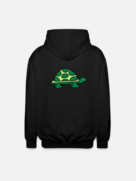 turtle - Veste à capuche unisexe - noir