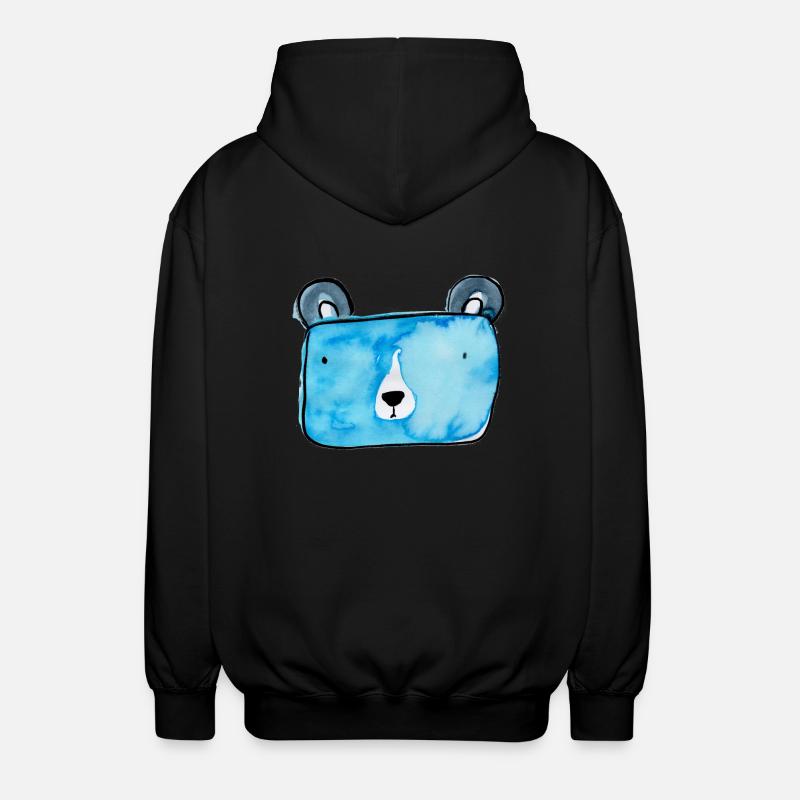 Bärli - Unisex Kapuzenjacke - Schwarz