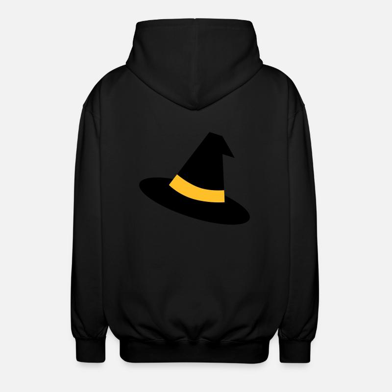 Witch's Hat - Unisex Hooded Jacket - black