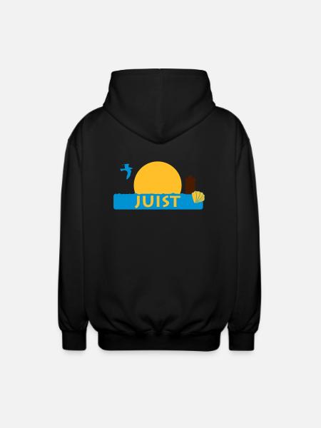 Juist - Unisex Kapuzenjacke - Schwarz