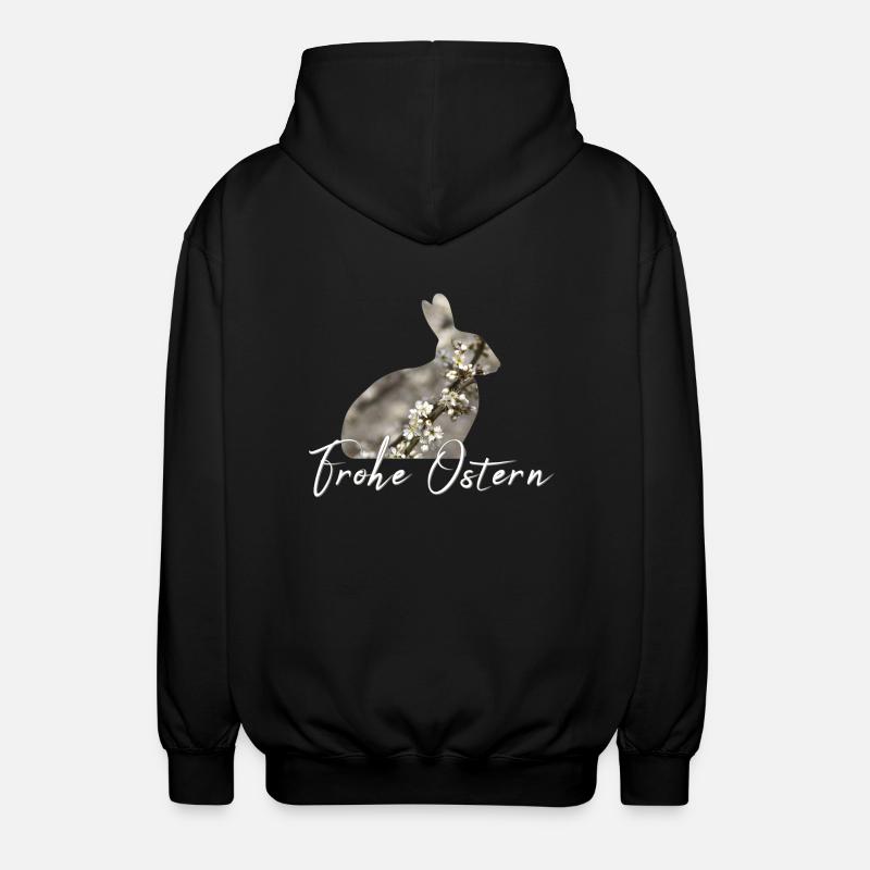 Pâques Joyeuses Pâques - Veste à capuche unisexe - noir