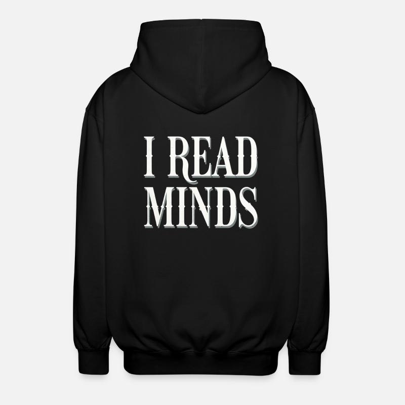 I Read Minds 13 - Unisex Kapuzenjacke - Schwarz