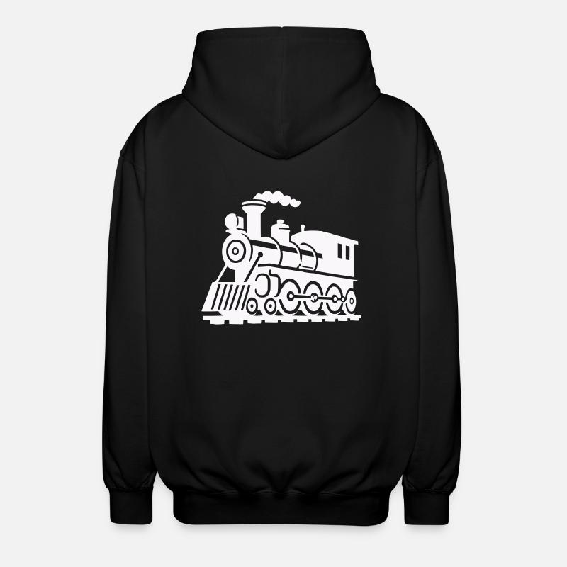Locomotive de train - Veste à capuche unisexe - noir