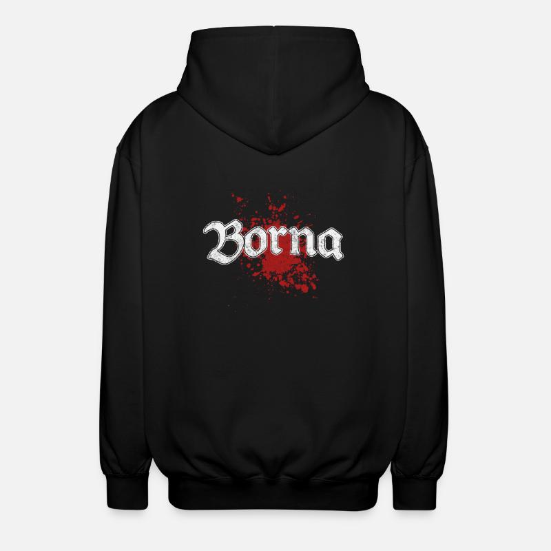 Borna - Veste à capuche unisexe - noir