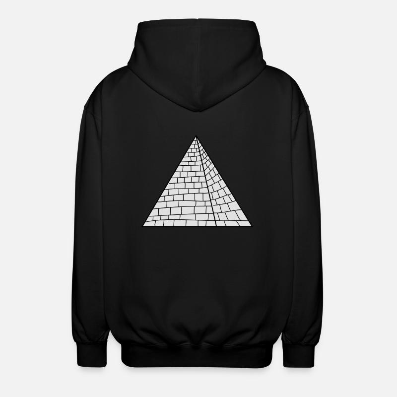 Pyramide - Unisex Kapuzenjacke - Schwarz