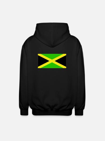 Jamaïque drapeau - Veste à capuche unisexe - noir
