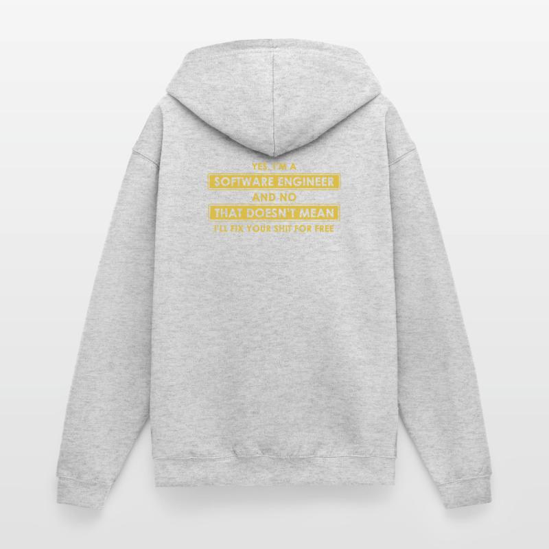 software Engineer Unisex Hooded Jacket