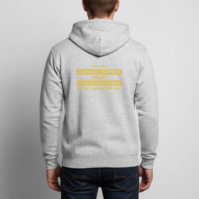 software Engineer Unisex Hooded Jacket