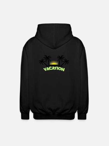 vacation3 - Unisex Kapuzenjacke - Schwarz