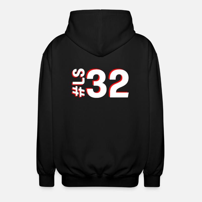 LS32 - Unisex Kapuzenjacke - Schwarz